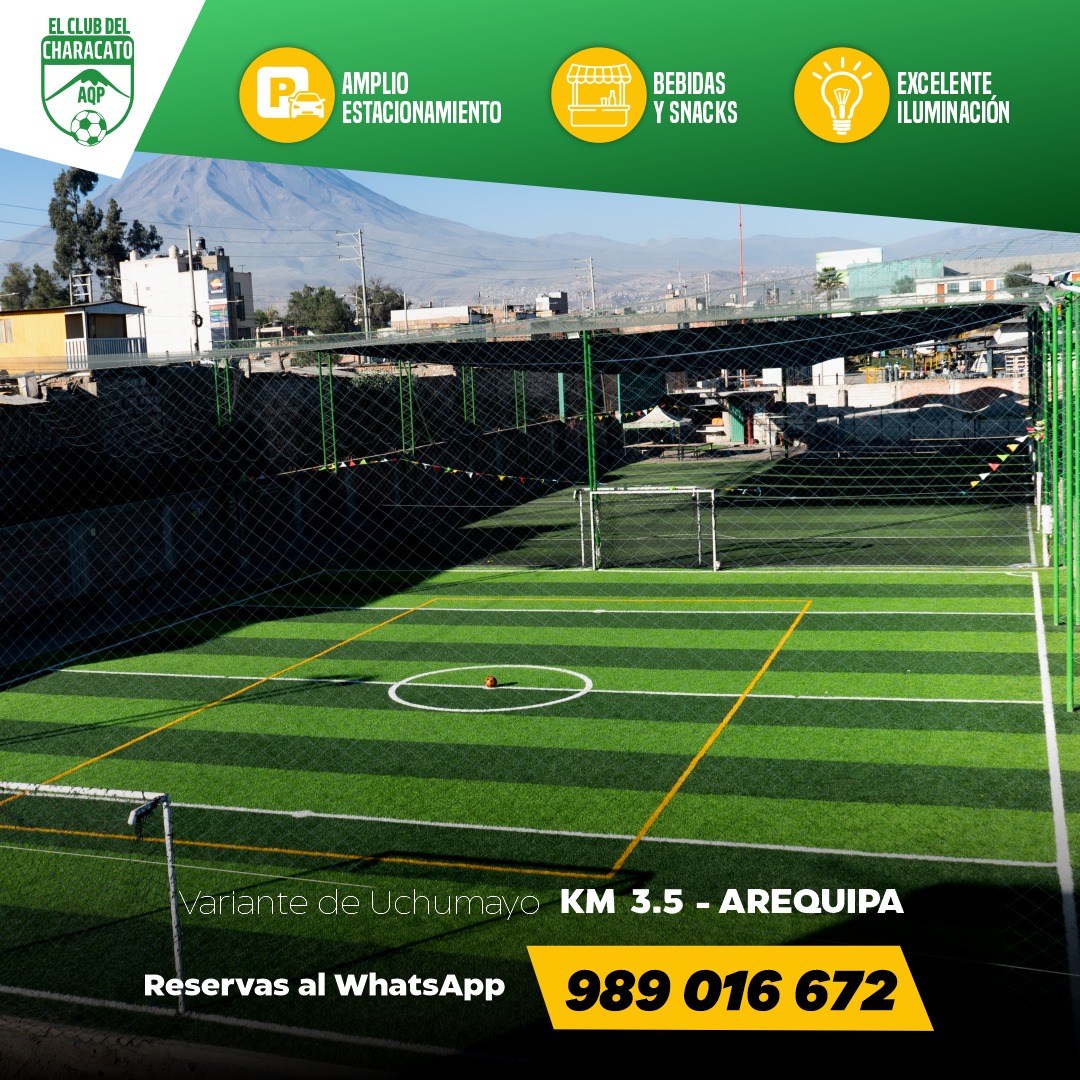 Cancha lateral del Club del Characato