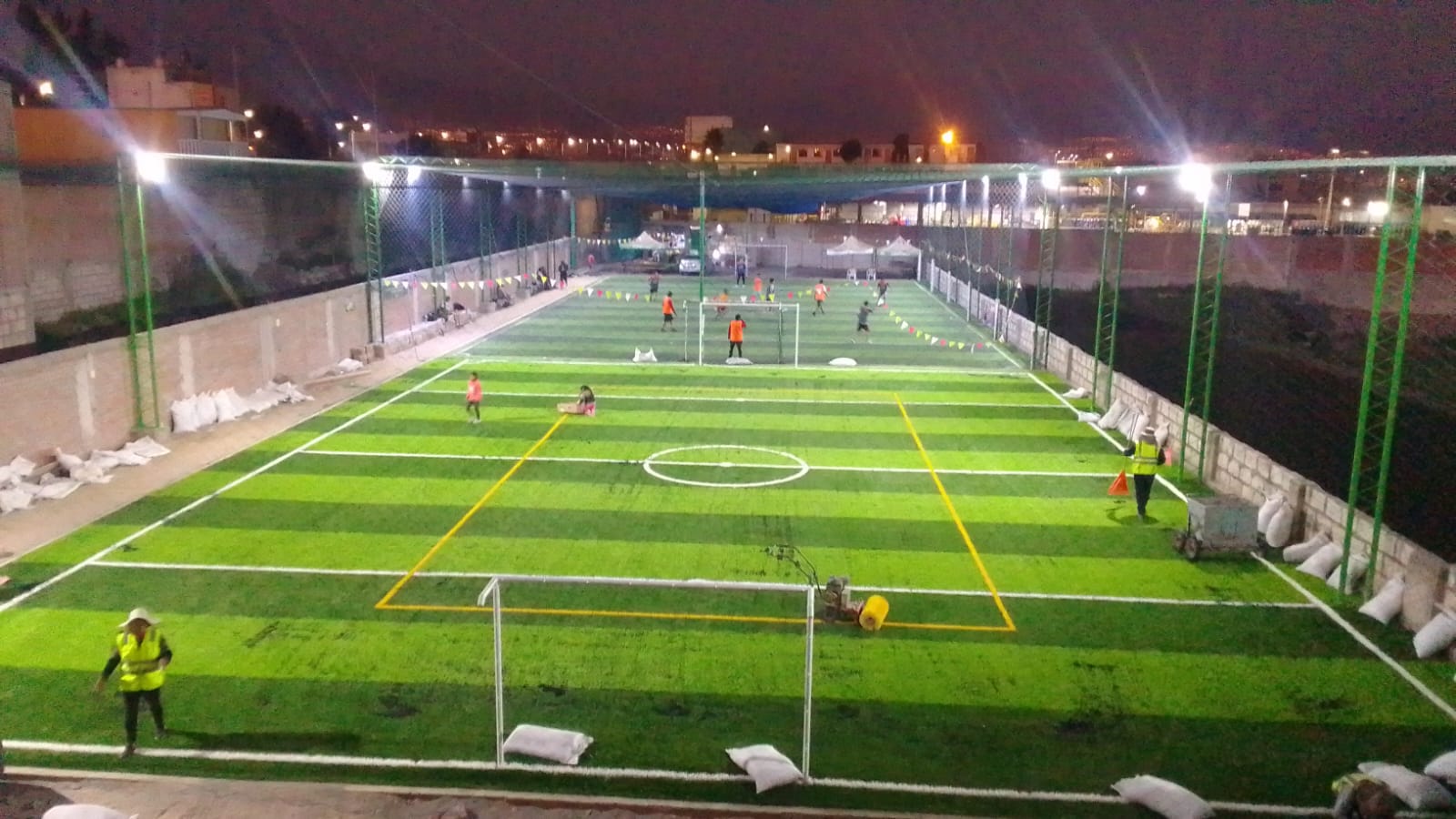 Cancha de grass natural